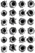 Decals by Haley 24 Pack Bullet Hole Stickers, Ultra-Realistic Fake Bullets for Laptop, Car, Truck, Prank