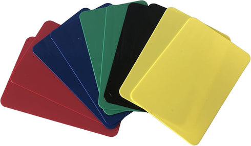 Yuanhe 10Pack Poker Cut Cards - Bridge Size Cutting Cards in 5 Colors for Poker Texas Hold'em
