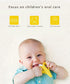 Banana Teether, Soothing Pain Relief Soft Silicone Train Baby Toothbrush, Teething Toys for Babies, Toddlers, Infants