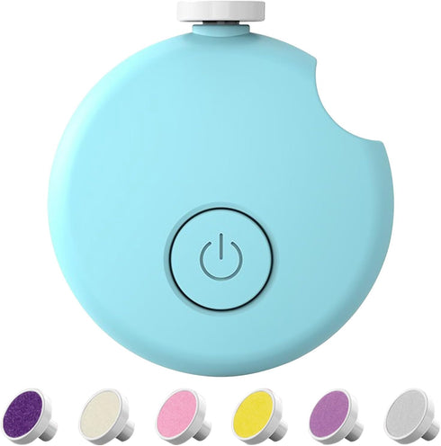 Baby Nail Trimmer Electric,Tinabless Baby Nail Clipper, 6 in 1 Baby Nail