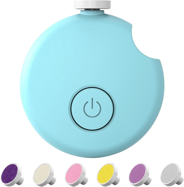 Baby Nail Trimmer Electric,Tinabless Baby Nail Clipper, 6 in 1 Baby Nail
