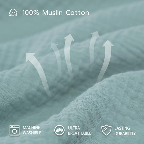 47x47 Inch 3 Pack, Muslin Swaddle Blankets for Newbron, Receivig Blankets for Boys, Large Soft Brethable Lightweight