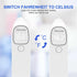 Berrcom Forehead and Ear Thermometer for Adults and Kids, Digital Infrared Touchless Medical Thermometer with LED