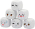 2.5 Inch White EVA Foam Dices, 12 PCS for Kids Graffiti, Building Blocks, Creative Painting Party Supplies