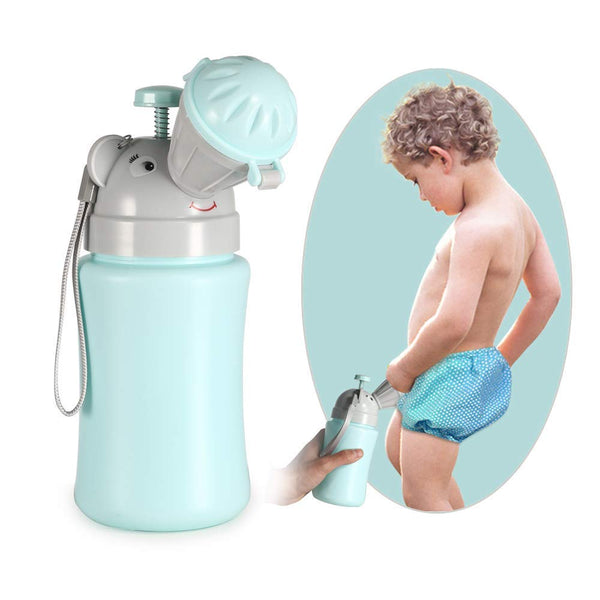 ONEDONE Portable Potty, Baby Child Urinal Emergency Toilet for Camping, Car Travel, Kid Potty Training (Blue)