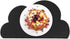 2pcs Children Cloud Shape Placemat, Silicone Suction Baby Bowl Insulation Feeding Plate Set