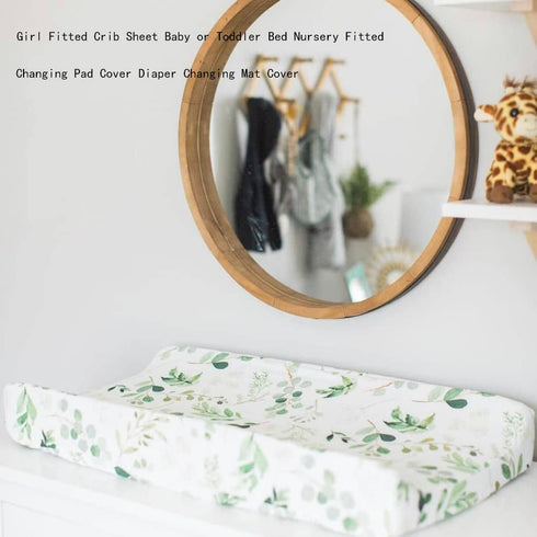 HUOOQT Diaper Changing Pad Cover, Cradle Mattress Sheets for Boys Girls Changing Soft Boho Table Sheets - Machine