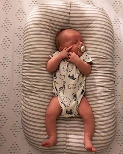 2 Pack 100% Ely's & Co. Waterproof Changing Pad Covers | Cradles Sheets - Jersey Cotton with Waterproof Liner - Neutral