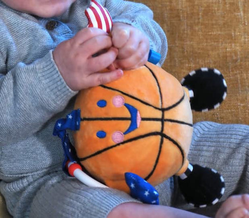 Baby Basketball, Ideal from Birth to 2 Years, Fantastic First Basketball with Added Sensory Features, LITTLE SPORT STAR