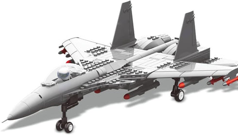 Fighter Bricks Series - 281pcs Building Blocks Set, Airplane Model Building Kits for Educational Fun