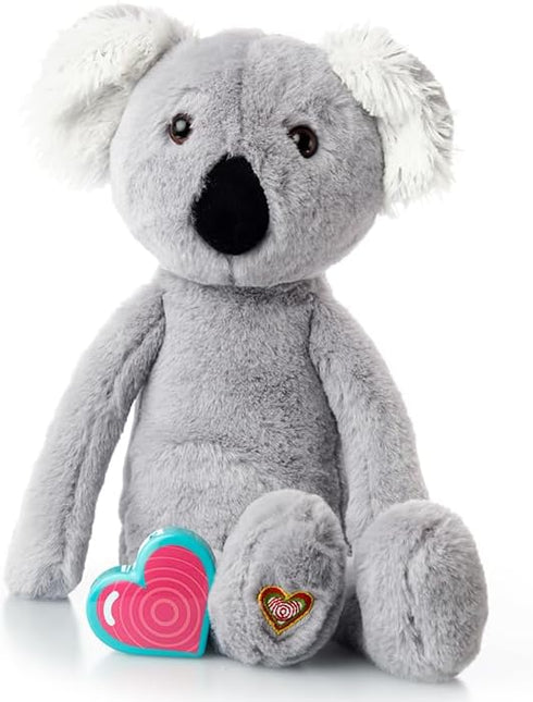 My Baby's Heartbeat Bear Recordable Stuffed Animals, 20 sec Heart Voice Recorder for Ultrasounds, Koala