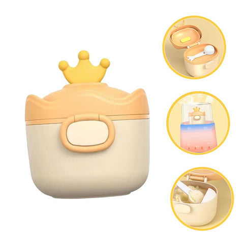 Kisangel Portable Formula Dispenser with Scoop Milk Powder Container for Travel and Storage Safe Non-Toxic Formula
