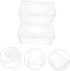 TOPPERFUN 2Pcs Baby Wipes Dispenser Box with Lid Portable PP Wipe Holder for Travel Dustproof for Strollers and Home