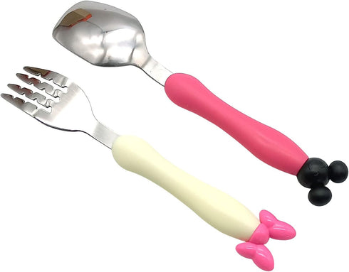 Children Spoon Fork Set, Baby Feeding Spoon Stainless Steel, Kids Eating Utensils, Toddler Flatware
