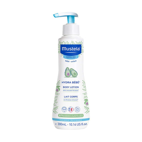 Mustela Hydra Bebe Body Lotion, Daily Moisturizing Baby Lotion, Various Sizes