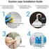 2 x Mesh Bath Toy Organizer + 6 Ultra Strong Hooks, Perfect Bathtub Toy Holder & Bathroom Caddy for Kids & Toddlers