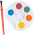 Mini Watercolor Kids Paint Set, Bulk Pack of 12 with 5 Watercolor Paints, Palette Tray, and Brush for Art Supplies