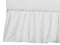 American Baby Company Ultra Soft Microfiber Ruffled Porta/Mini-Crib Skirt, White for Boys and Girls