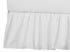 American Baby Company Ultra Soft Microfiber Ruffled Porta/Mini-Crib Skirt, White for Boys and Girls