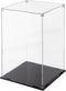 Cliselda 15.7 in Large Acrylic Display Case for Collectibles, Sturdy Clear Dustproof Protection Showcase
