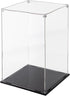 Cliselda 15.7 in Large Acrylic Display Case for Collectibles, Sturdy Clear Dustproof Protection Showcase