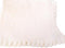 Sanjit Knitted Crochet Finished Light Pink Chenille Large Baby Blanket