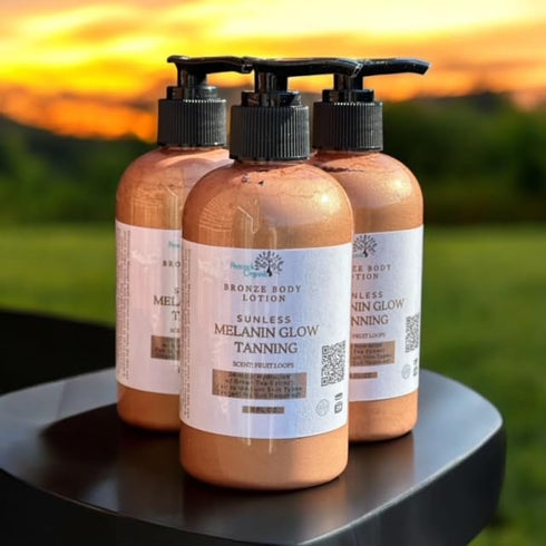 PEACOCK ORGANIC Summer 8 oz Glow Tinted Body Moisturizer Hydrating Bronzing Lotion for Fair to Medium Skin, Sheer