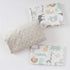 Emenpy 3 100% Set Pcs Cotton Toddler Sheet Pillowcase for Boys and Girls,Include Fitted Sheet,Top Sheet and Envelope
