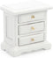 Miniature Bedside 1:12 Furniture Nightstand Drawer Cabinet Model Accessories for Bedroom Mini House Scene Decorations