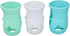 Garosa 240ml 8 oz Glass Baby Bottles Silicone Sleeve, Shatter Proof Bottle Cover with Anti Flowing, Insulate Warmers