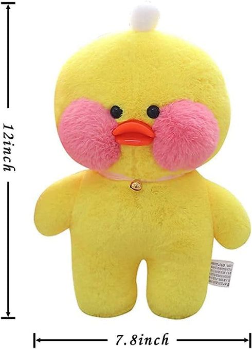 ?2Pack? Duck Stuffed Animals Plush Toy, Removable Clothes, Cute Soft Duck Gifts for Kids (Pink+Brown, White Duck-12)