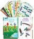 32 500 6+ Craft-Tastic Scavenger Hunt Journal - Nature DIY Craft Kit - Page Journal with Over Stickers - Ages