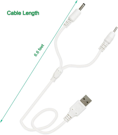 Power Cord Replacement for Infant Optics DXR8 Pro/DXR-8 Baby Monitor Camera, 6.6 FT Charger Cable
