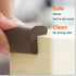 Roving Cove HeftyFit Corner Protector for Baby, 16 Large Corners, Heavy-Duty Soft Rubber Foam Furniture Corner Bumper