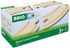 BRIO World 33337 - Premium 4-Piece Short Curved Tracks - Wooden Train