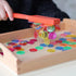 Magnetic Bingo Wands 7.5" with Magnet Bar, 5 Colors Educational Tool for Collecting Paper Clips and More