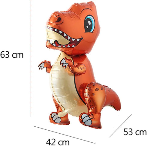Inflatable Dinosaur Tyrannosaurus Balloons for Birthday Party Baby Shower Decoration Kit - Gift for Kids and Adults