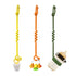 ETETOO Toy Straps for Baby 3 Pack Adjustable Silicone Toy Straps for Baby