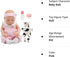 10" Realistic Baby Girl Doll, Silicone Vinyl Reborn with Soft Body and 2 Clothes Sets, Lifelike Newborn Gift for Kids