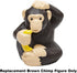 Replacement Brown Chimp Figure Holding Banana for Fisher-Price Little People Chimpanzee Playset BDY75