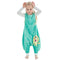 MICHLEY Toddler Sleeping Sack with Feet, Newborn Infant Sleeveless Sleeping Bag, 2-way Zipper Baby Wearable Blanket,