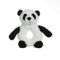 Apricot Lamb Baby Lovey Panda Soft Rattle Toy, Plush Stuffed Animal for Newborn (White Panda, 6 Inches)