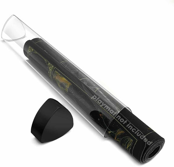 FROGIGO Playmat Tube Prism-Shaped for TCG Playmats - Non-Slip Play Mat Holder with