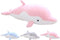 Soft Dolphin Plush Hugging Pillow - Cute Stuffed Animal for Kids, Perfect for Birthdays, Valentine's, Christmas