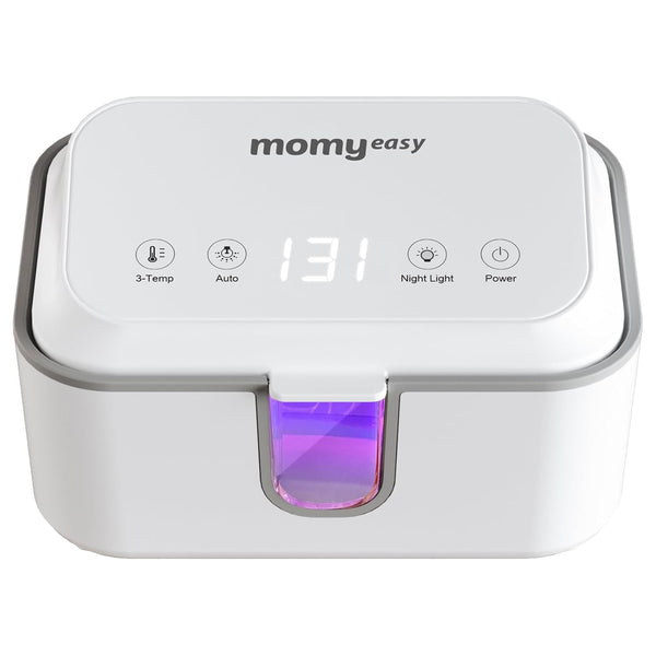 MOMYEASY Baby Wipe Warmer, Large Capacity Wipes Dispenser with 3 Temperature Modes,