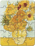 24 Pieces Twelve Sunflowers Puzzle - Toddler Artist Puzzles for Kids Ages 3-5 Easy Intellectual Decompression Game
