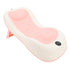 Hamwesh Baby Bath Support, Foldable Portable Safe Quick Drying Adjustable Non Slip Base Baby Bathtub, Newborn Bathtub
