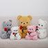 12 Inch Teddy Bear Stuffed Animal with Rose, Soft Cuddly Plush Bear, Gifts for Kids, Baby Shower