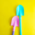Set 1and (15 3+ IOKUKI Long Shovels Sand Toys with Mesh Bag Including Dump Truck, Beach Buckets, Shovels, Rakes, Molds