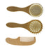 VICASKY Wooden Care Brush and Multi-use Woolen Comb Set for Newborns and